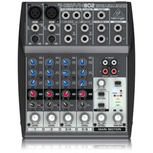 Behringer XENYX 802 4 Input Analogue Audio Mixer