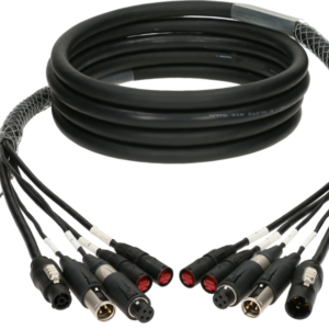 FOH Loom - 2x CAT6, 2x XLR, 1x 16A 50m
