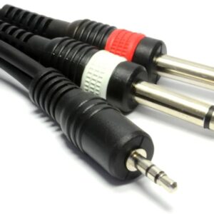 1/4" Jack to 3.5mm Jack - 1m